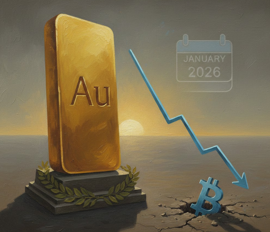 Giá Bitcoin tụt hậu so với vàng vào đầu năm 2026: 5 lý do thúc đẩy sự thay đổi này