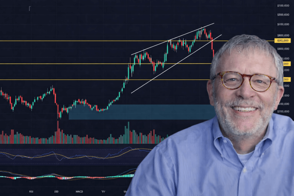 Peter Brandt cho rằng Bitcoin nhiều khả năng hướng về vùng 58.000–62.000 USD