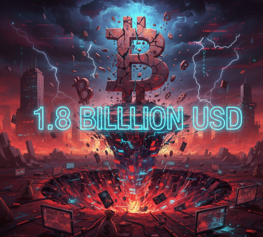 1,8 tỷ USD bị thanh lý trong 48 giờ khi Bitcoin xóa sạch mọi lợi nhuận đạt được năm 2026