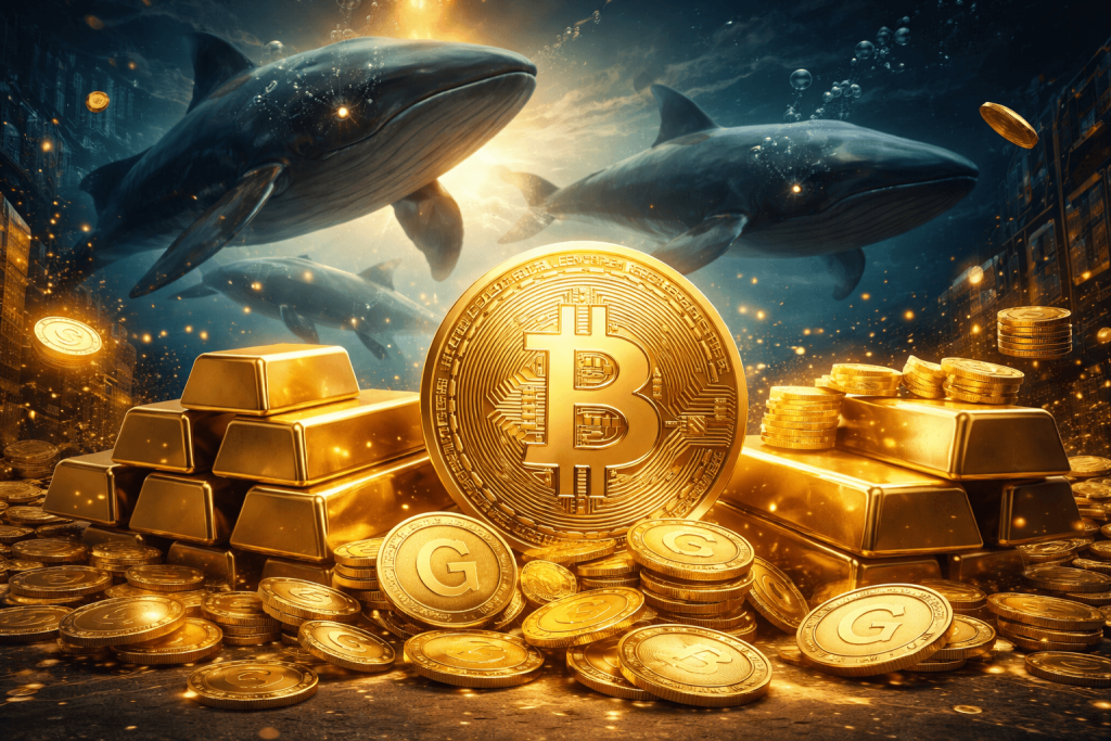 Nhu cầu vàng lan sang thị trường cá voi crypto khi chạm mức cực đoan hiếm thấy缩略图 Nhu cầu vàng lan sang thị trường cá voi crypto khi chạm mức cực đoan hiếm thấy