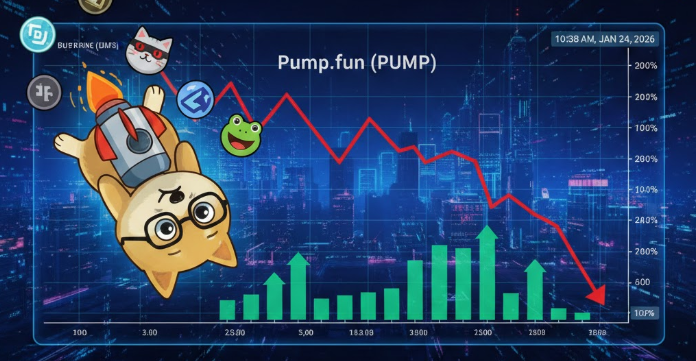 Pump.fun (PUMP) quay đầu giảm giá dù hoạt động mua lại gia tăng