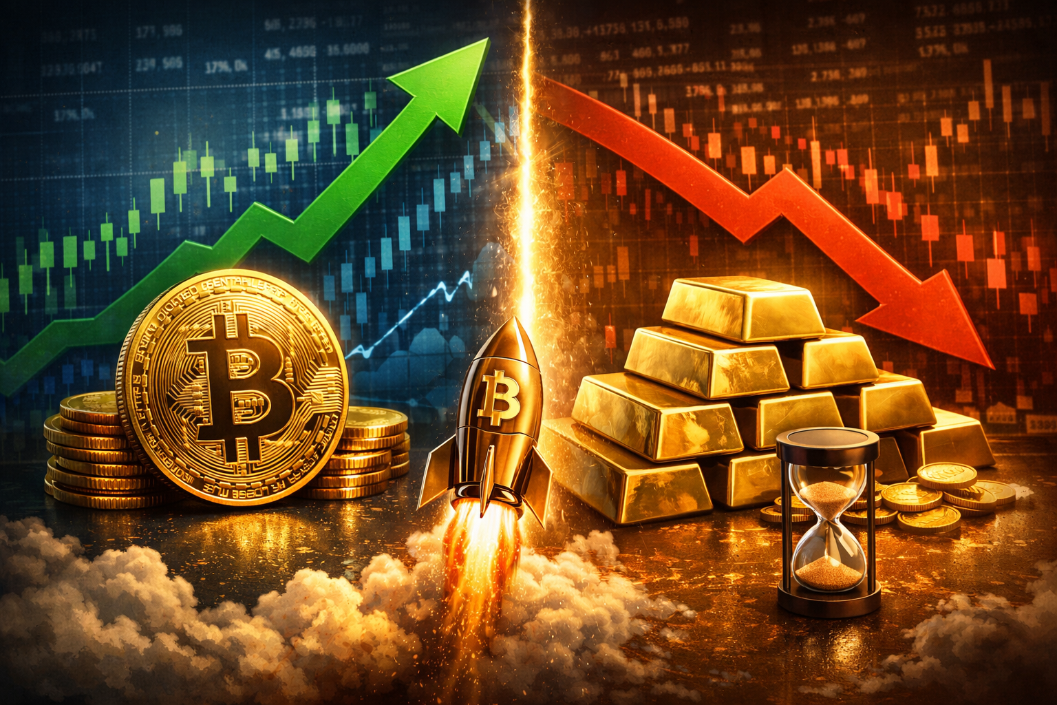 Bitcoin so với vàng: Dữ liệu cho thấy BTC là “cơ hội tốt hơn” so với năm 2017