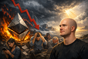 Ethereum giảm thử thách các nhà đầu tư bán lẻ nhưng Brian Armstrong vẫn nhìn thấy tia hy vọng