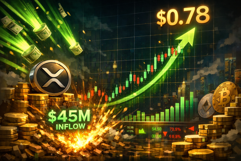 Diễn biến giá XRP hướng tới mức 0,78 USD sau cú sốc dòng vốn 45 triệu USD tác động lên thị trường缩略图 Diễn biến giá XRP hướng tới mức 0,78 USD sau cú sốc dòng vốn 45 triệu USD tác động lên thị trường