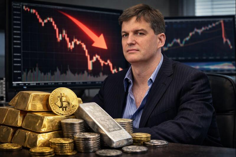 “The Big Short” Michael Burry: Bitcoin giảm có thể gây bán tháo 1 tỷ USD vàng, bạc