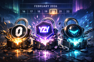 3 token được mở khóa đáng chú ý trong tuần thứ ba của tháng 2 năm 2026