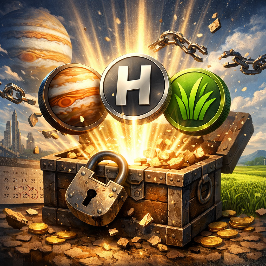 3 token được mở khóa đáng chú ý trong tuần cuối cùng của tháng 2 năm 2026缩略图 3 token được mở khóa đáng chú ý trong tuần cuối cùng của tháng 2 năm 2026