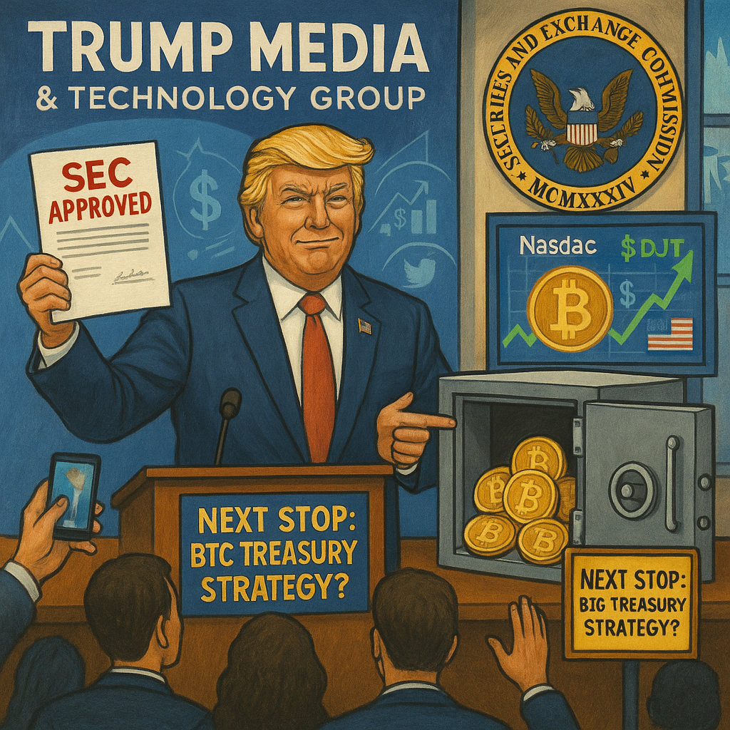 Trump Media thế chấp 2.000 BTC, giảm lượng nắm giữ xuống 9.542 BTC