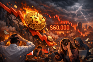 Tâm lý thị trường tiền điện tử giảm mạnh khi Bitcoin lao dốc xuống còn 60.000 đô la