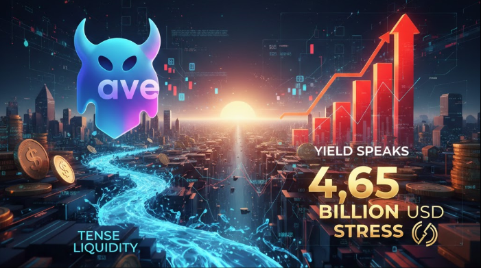 Aave và bài toán 4,65 tỷ USD: Thanh khoản căng thẳng, lợi suất lên tiếng