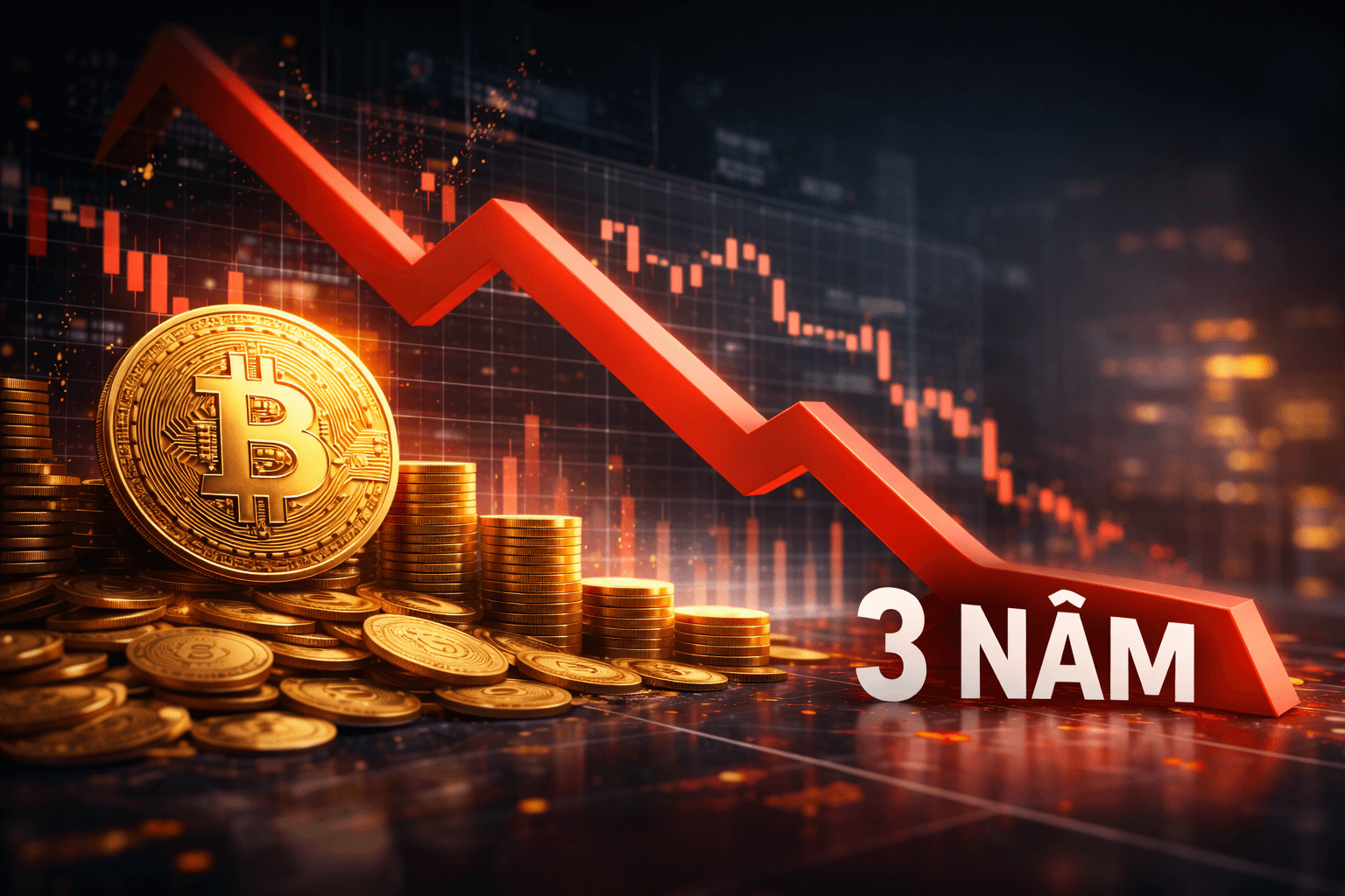 Vì sao hợp đồng mở Bitcoin ghi nhận mức sụt giảm lớn nhất trong gần 3 năm