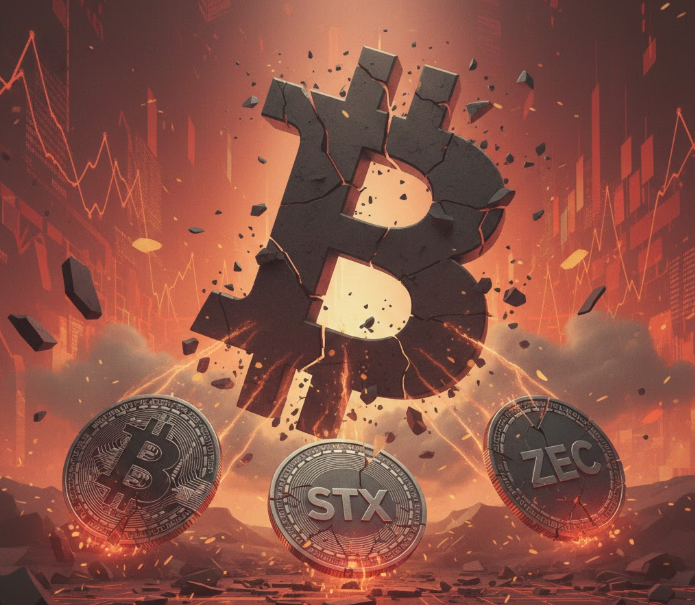 TOP 3 altcoin bị bán tháo mạnh khi Bitcoin suy yếu