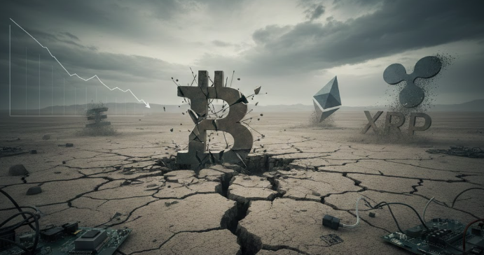 Dự đoán giá TOP 3 tiền điện tử: BTC lao dốc, kéo theo sự sụt giảm trên ETH và XRP