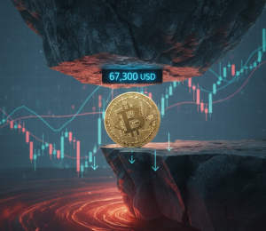 Bitcoin chững lại dưới ngưỡng 67.300 USD khi rủi ro giảm giá vẫn hiện hữu