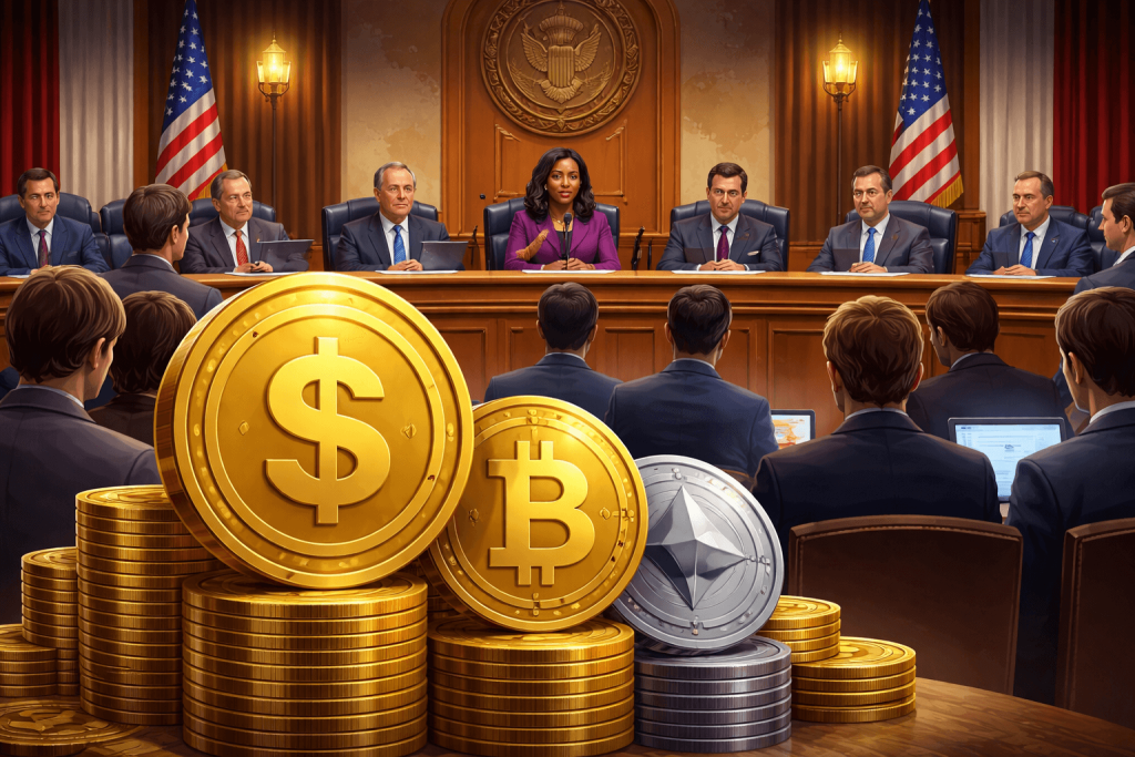 Thượng viện Mỹ tranh luận gay gắt về lợi suất stablecoin và rủi ro rút tiền ngân hàng