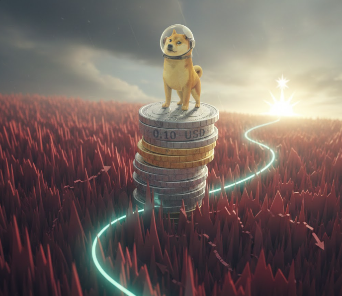Dogecoin (DOGE) giữ vững mốc 0,10 USD, le lói kỳ vọng phục hồi giữa xu hướng giảm