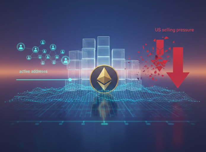Ethereum trước ngã rẽ mới: Địa chỉ hoạt động ngừng tăng, lực bán từ Mỹ dần giảm