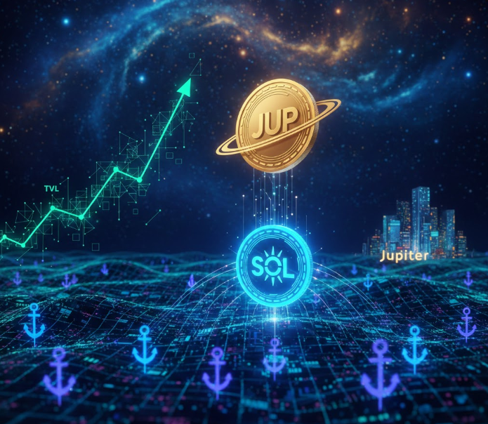 Giá Jupiter (JUP) được tiếp lực từ native staking SOL, TVL bật tăng trở lại