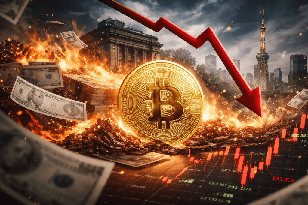 Hỗn loạn trái phiếu Nhật đe dọa thanh lý Bitcoin kỷ lục khi tiền rẻ kết thúc