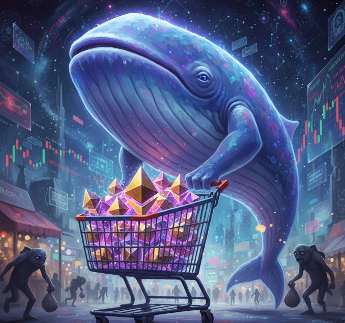 Cá voi mua hàng triệu ETH bất chấp lo ngại về giá cả