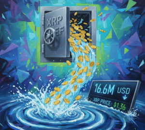 Dòng tiền chảy ra khỏi quỹ ETF XRP đạt mức 16,6 triệu USD khi giá XRP giữ ở mức 1,36 USD
