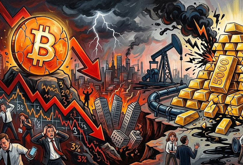 Bitcoin giảm 3% do căng thẳng Trung Đông và giá dầu khiến thị trường toàn cầu lao đao缩略图 Bitcoin giảm 3% do căng thẳng Trung Đông và giá dầu khiến thị trường toàn cầu lao đao