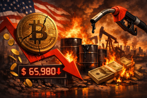 Bitcoin giảm xuống dưới 66.000 USD khi giá dầu làm dấy lên rủi ro lạm phát “không bền vững” tại Mỹ