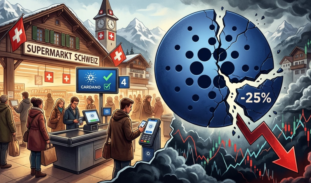 Giá Cardano có nguy cơ giảm 25% bất chấp việc được các siêu thị Thụy Sĩ chấp nhận sử dụng