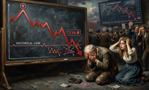 Giá Pi Coin đối mặt mức đáy lịch sử khi mô hình giảm mạnh 33% này được xác nhận