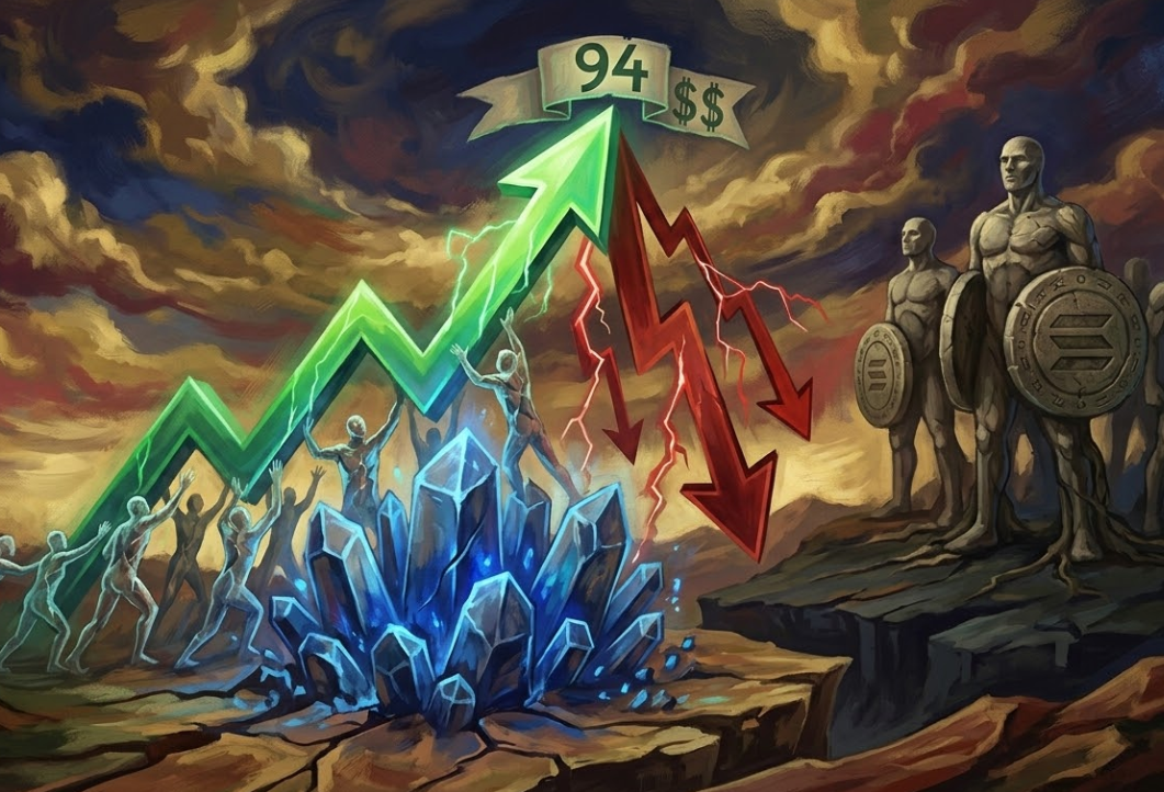 Giá Solana có thể giảm sâu sau khi không thể duy trì trên 94 USD