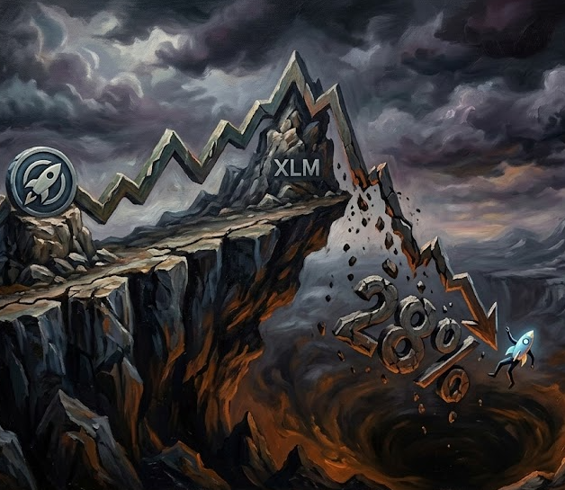 Dưới đây là lý do tại sao giá Stellar (XLM) có thể có nguy cơ giảm 28%