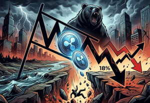 XRP đối mặt nguy cơ giảm 18% khi mô hình cờ gấu hình thành