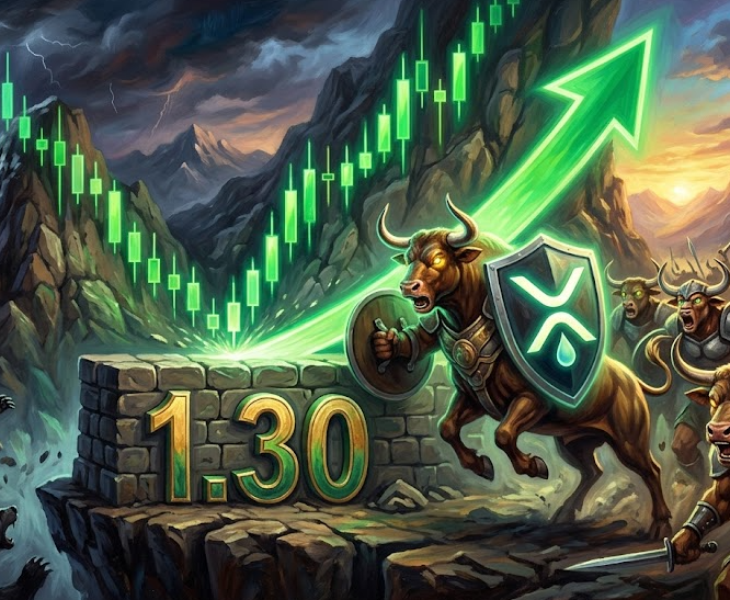 Biểu đồ giá XRP cho thấy tín hiệu chạm đáy khi phe mua bảo vệ mức 1,30 đô la缩略图 Biểu đồ giá XRP cho thấy tín hiệu chạm đáy khi phe mua bảo vệ mức 1,30 đô la