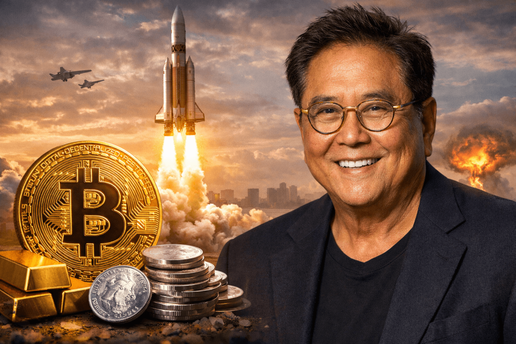 Robert Kiyosaki: Bitcoin và bạc sắp tăng mạnh giữa căng thẳng địa chính trị
