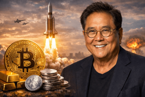 Robert Kiyosaki: Bitcoin và bạc sắp tăng mạnh giữa căng thẳng địa chính trị