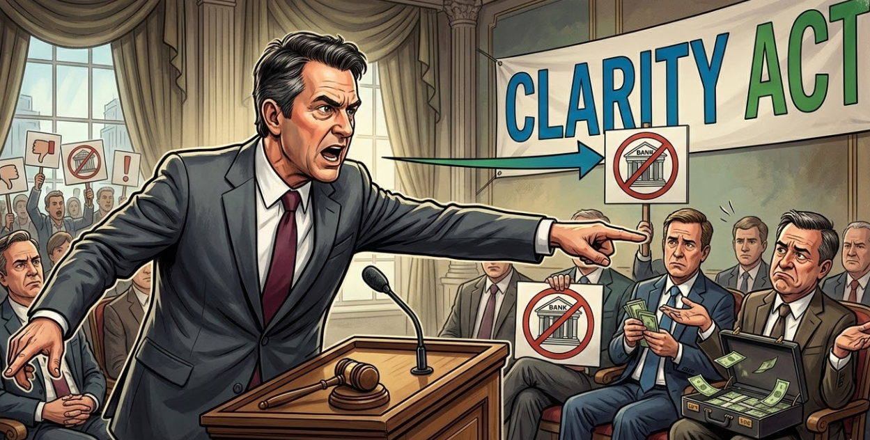 Cố vấn về tiền điện tử của Trump chỉ trích lập trường của các ngân hàng về Đạo luật CLARITY