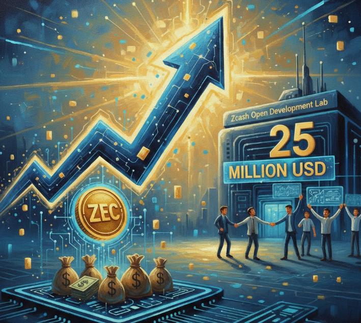 Giá ZEC tăng vọt sau khi Zcash Open Development Lab huy động được 25 triệu đô la