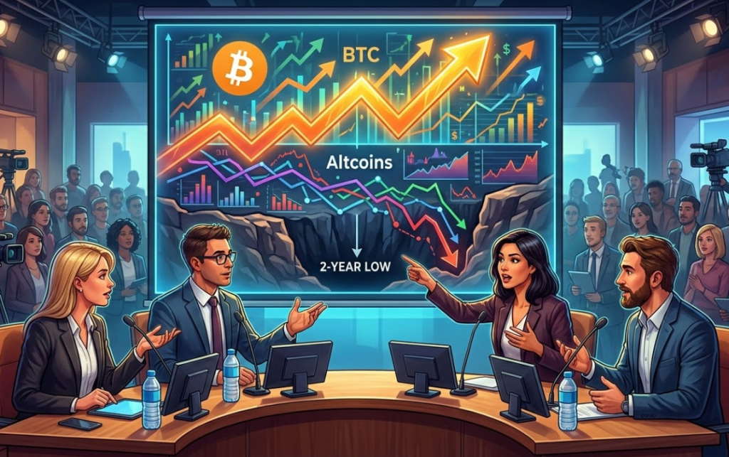 Thảo luận về altcoin giảm xuống mức thấp nhất trong 2 năm khi Bitcoin vẫn thu hút sự chú ý