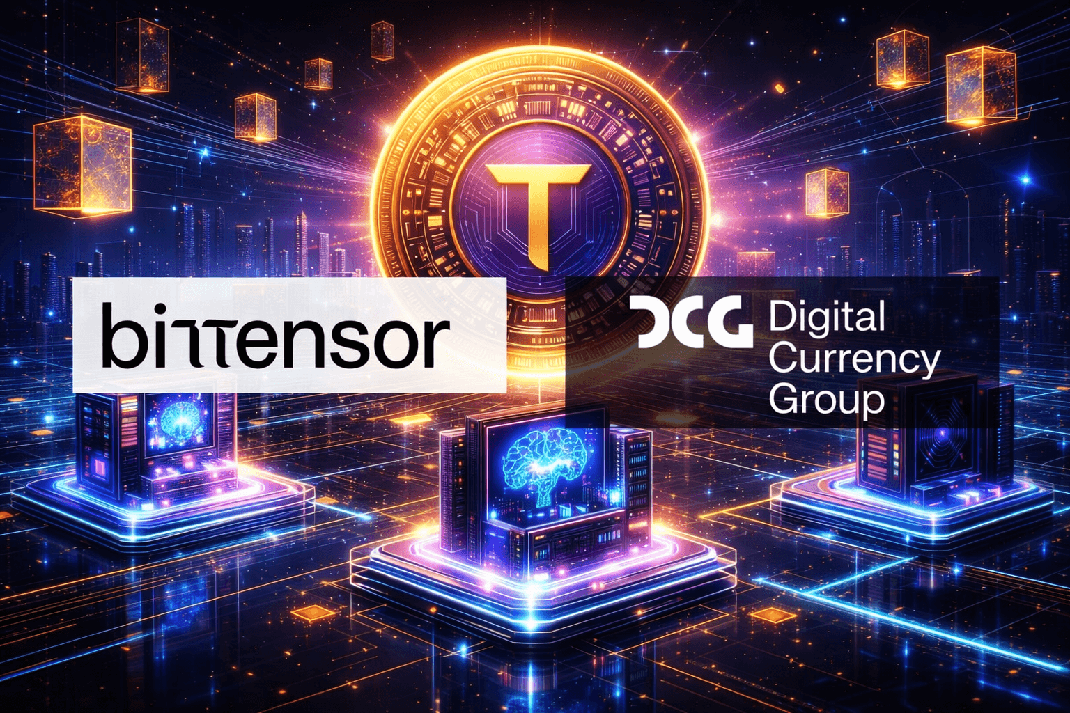 DCG đặt cược lớn vào mạng AI phi tập trung Bittensor (TAO)