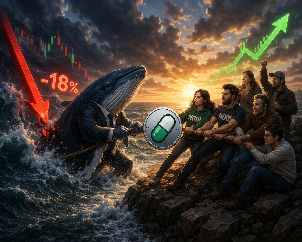 Giá PUMP phục hồi hay không sau đợt giảm 18% gần đây phụ thuộc vào những holder này