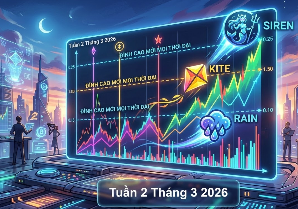 3 altcoin có thể đạt ATH mới trong tuần thứ hai của tháng 3 năm 2026