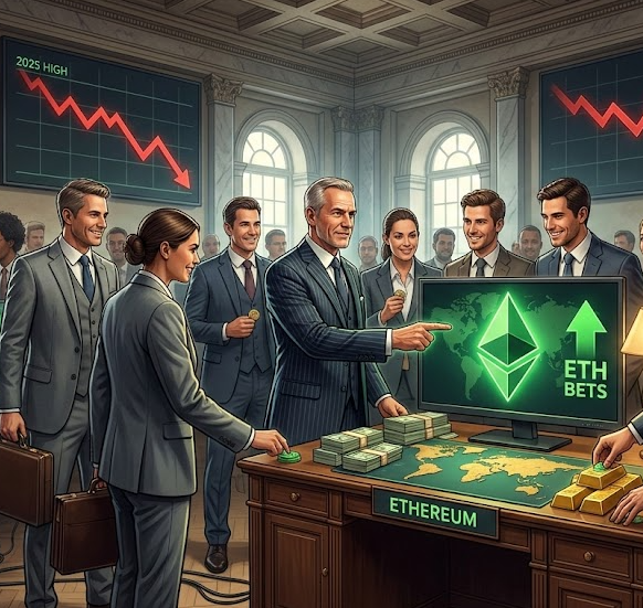 TradFi vẫn tiếp tục đặt cược vào ETH bất chấp giá đã giảm 60% so với mức đỉnh năm 2025缩略图 TradFi vẫn tiếp tục đặt cược vào ETH bất chấp giá đã giảm 60% so với mức đỉnh năm 2025
