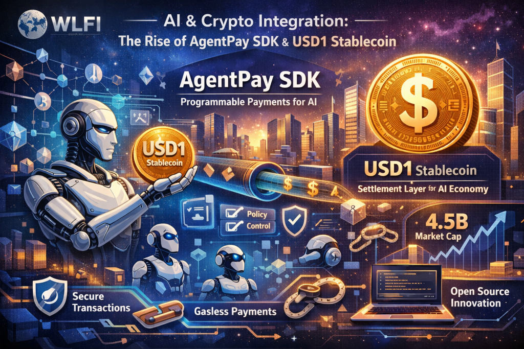 WLFI công bố cơ sở hạ tầng thanh toán AI khi USD1 hướng tới ‘nền kinh tế agentic’缩略图 WLFI công bố cơ sở hạ tầng thanh toán AI khi USD1 hướng tới ‘nền kinh tế agentic’