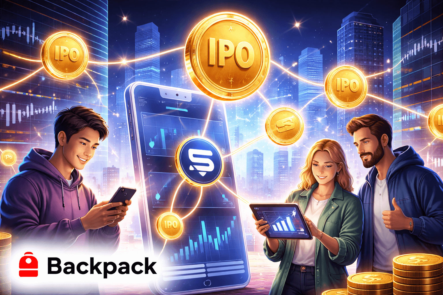 Backpack mở quyền mua cổ phiếu IPO onchain qua mô hình token hóa