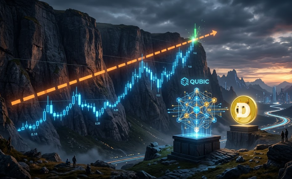 DOGE hướng đến bứt phá khi Qubic chuẩn bị kích hoạt mainnet