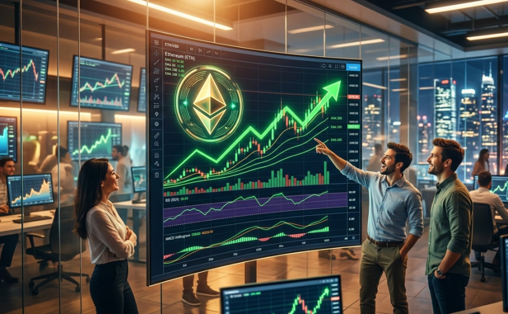 Ethereum (ETH) phát tín hiệu tăng giá khi nhiều chỉ báo kỹ thuật đồng thuận缩略图 Ethereum (ETH) phát tín hiệu tăng giá khi nhiều chỉ báo kỹ thuật đồng thuận