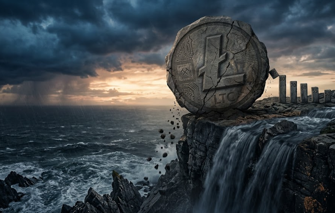Litecoin (LTC) đối mặt rủi ro thủng mốc 50 USD khi áp lực bán gia tăng