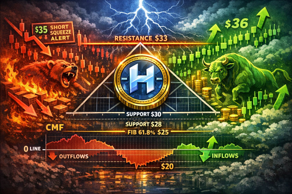 Giá HYPE có thể tăng mạnh bất chấp đợt Short squeeze trị giá 2,8 triệu đô la sắp tới