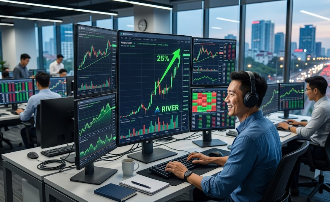 RIVER tăng vọt 25% trong một ngày: Đà tăng còn tiếp diễn?