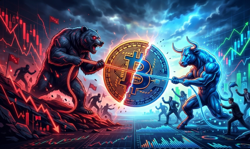 Bitcoin trong thế giằng co: Phe bò nỗ lực lật ngược tình thế trước sức ép từ phe gấu